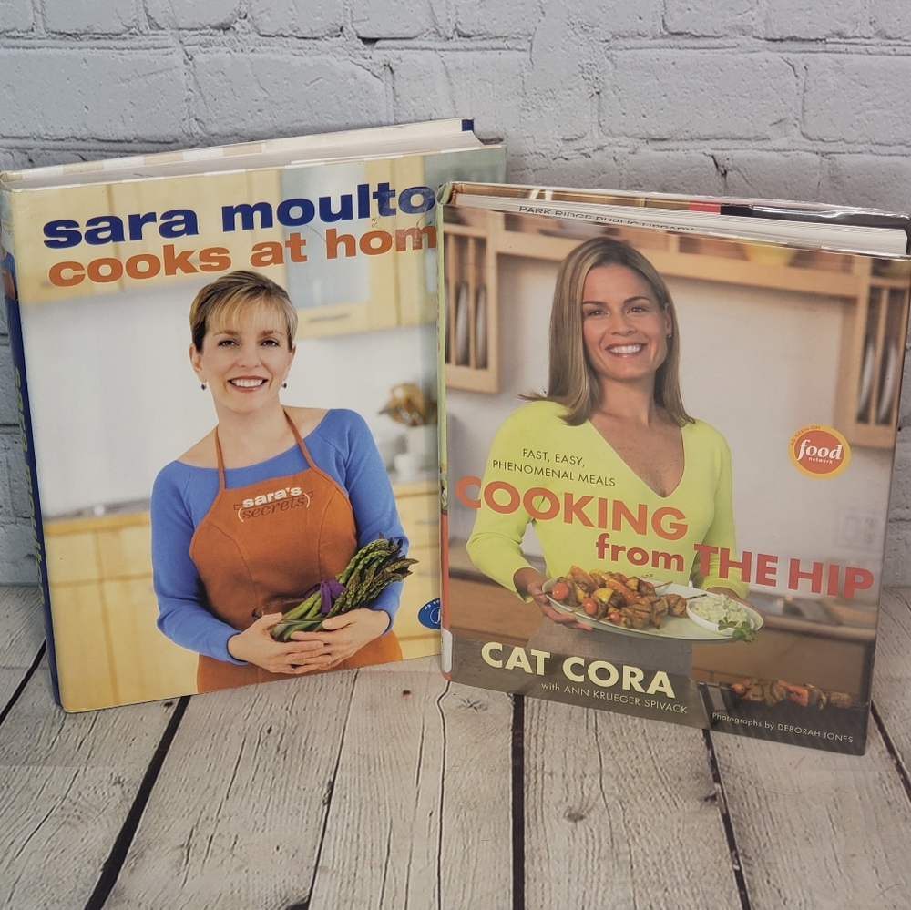 Sarah Moulton & Cat Cora Cookbook Bundle